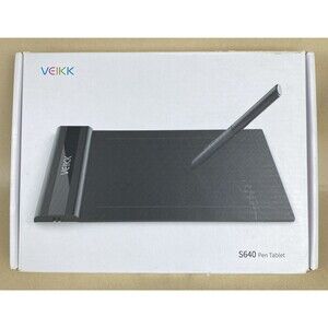 Veikk S640 6x4 inch Digital Drawing Pen Tablet with Battery-free Pen (Tested)